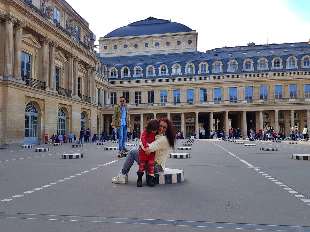 Las Columnas de Buren, uno de los símbolos de París