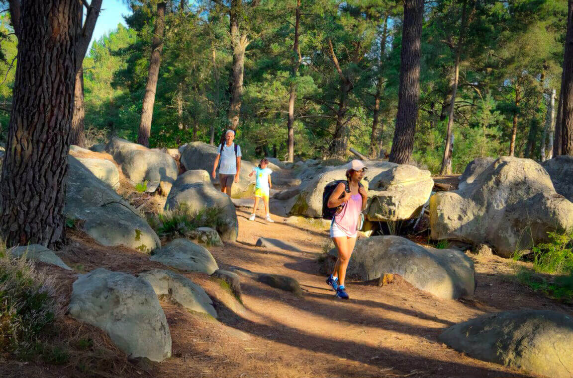 Sentier de l’érosion en Fontainebleau