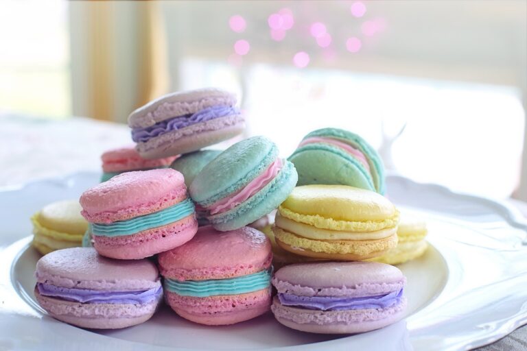 easter, pastels, macarons
