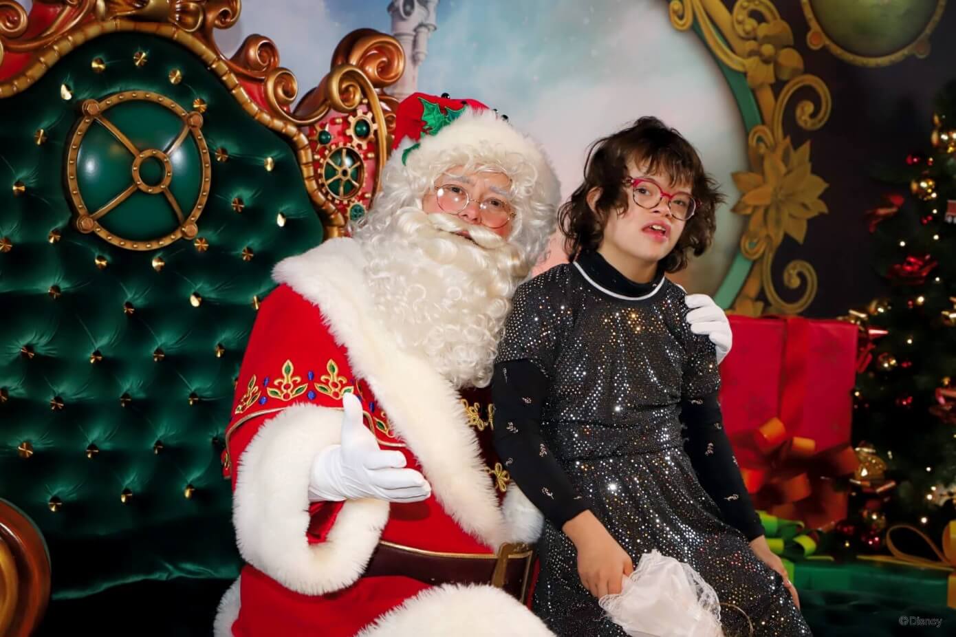 encuentro con Papá Noël en Disney Paris